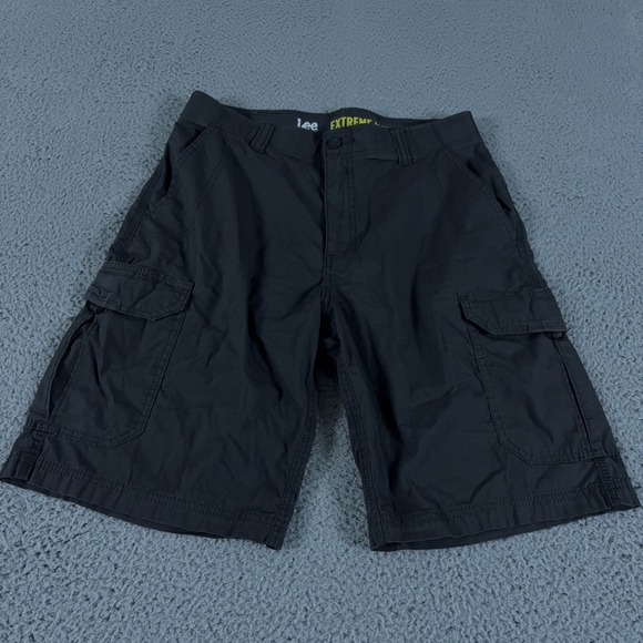 Lee Extreme Motion Shorts Mens 32 Gray 10